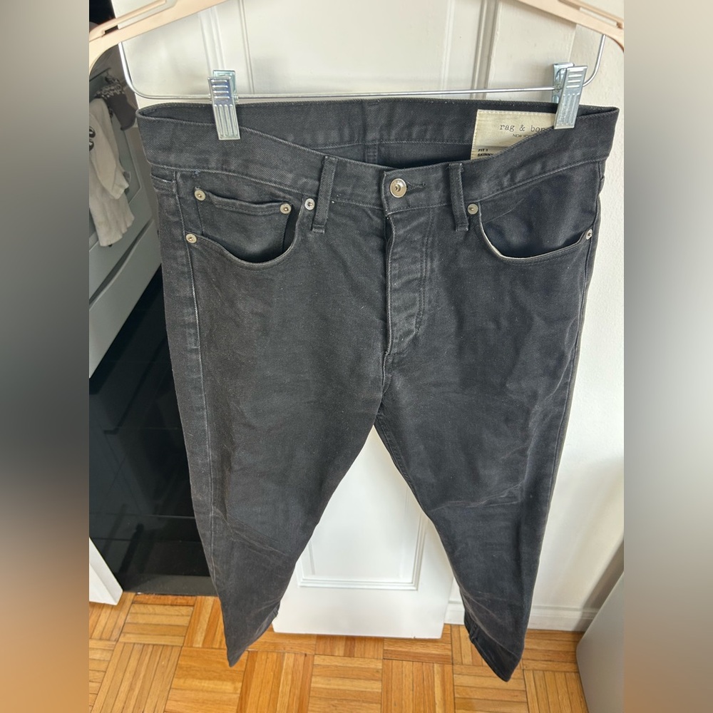 Rag & Bone Black Men’s Jeans Sz 32 W 30 L
